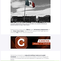 Caen 40% fusiones ante incertidumbre